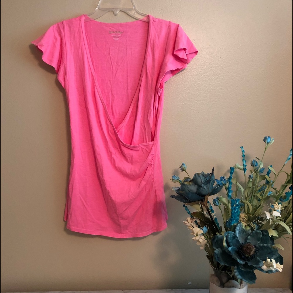 Lily Pulitzer Pink Wrap T-shirt NWOT